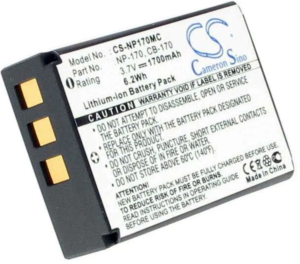 Batteri til Speed HD230Z, 3.7V (3.6V), 1700 mAh v:5702752