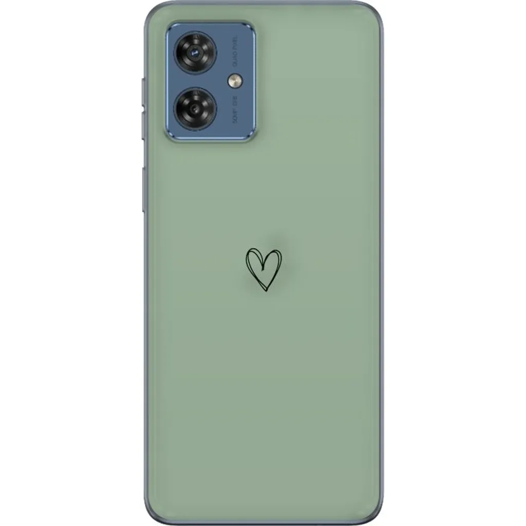 Motorola Moto G54 Gjennomsiktig Telefondeksel Hjärta v:6549147
