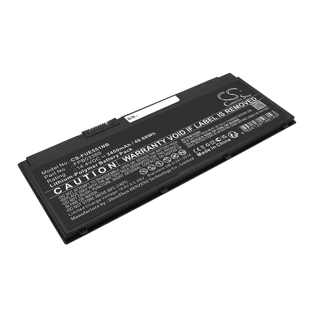 Batteri til Lifebook E548(VFY E5480M47SBES), 14.4V, 3450mAh v:2303381