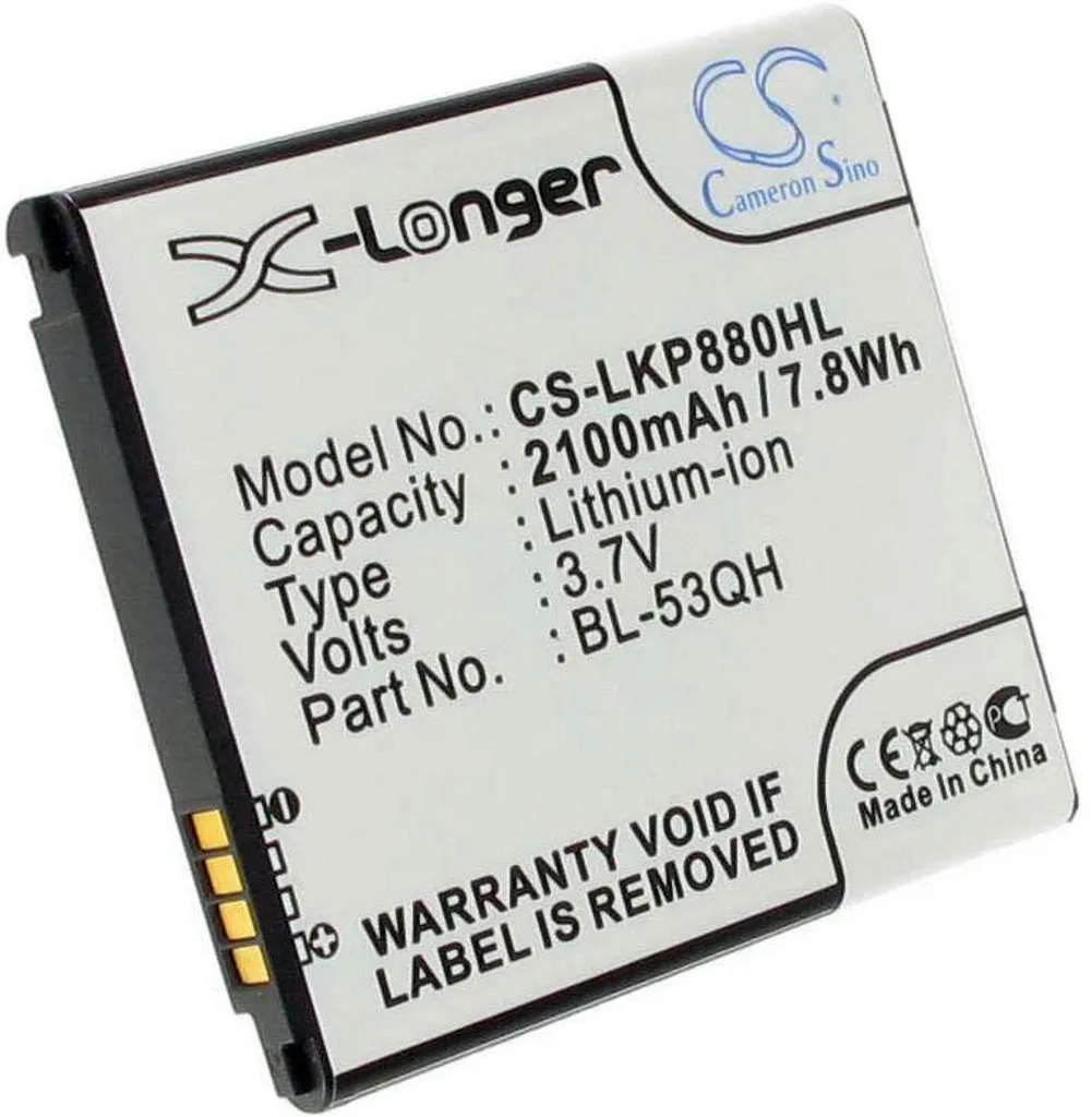 Batteri til EAC61878603 for LG, 3.6(3.7V), 1800 mAh v:4915723