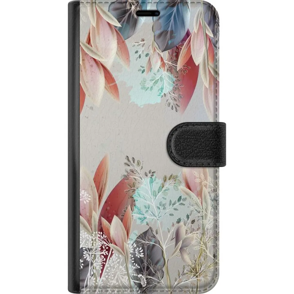 OnePlus 13R Sort Lommebokdeksel Blommor v:9529723