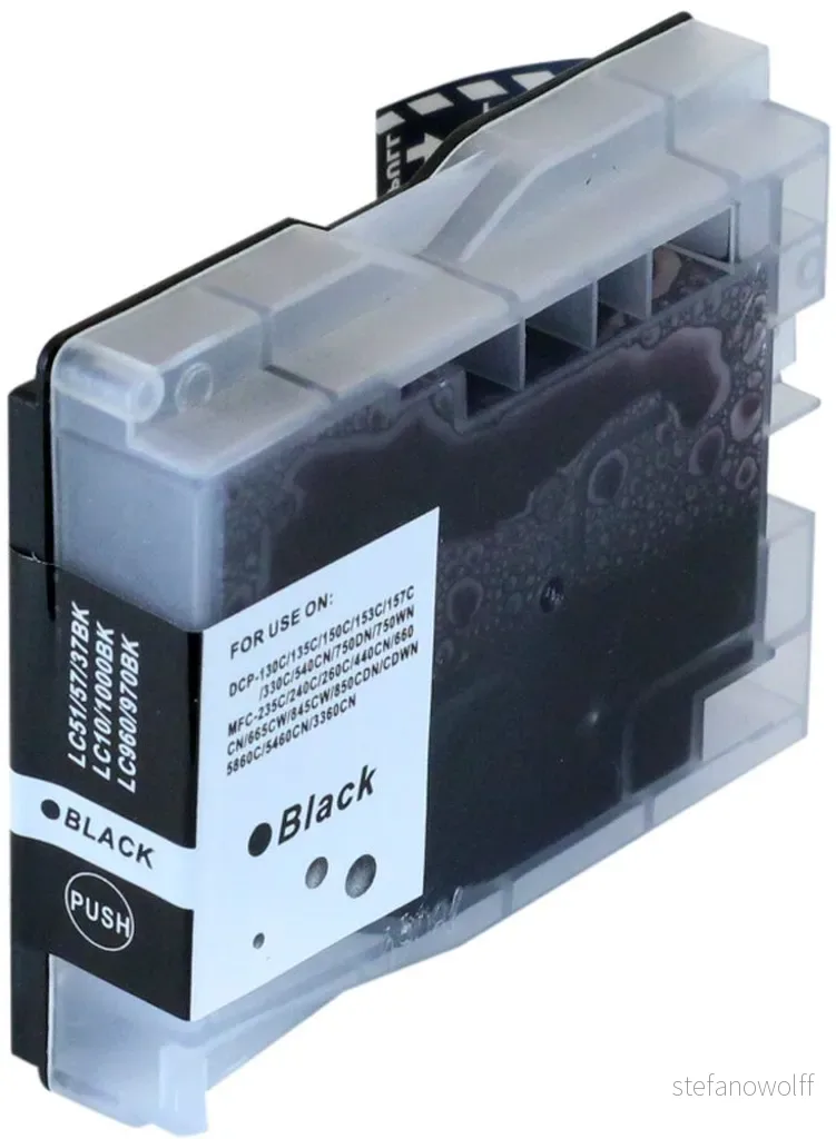 Kompatibel med Brother Fax 1300 Series blekkpatron, 19.5ml, svart v:6827788