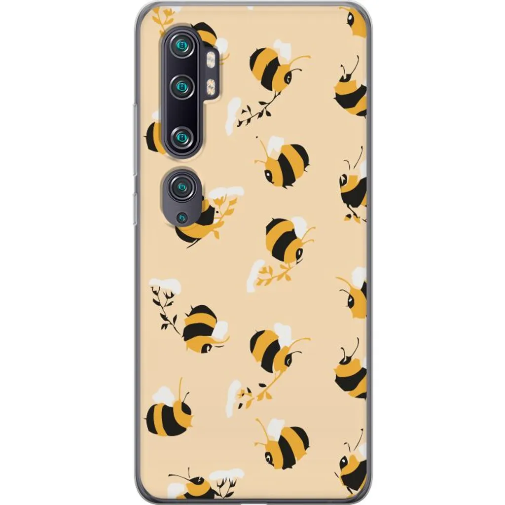 Xiaomi Mi Note 10 Gjennomsiktig Telefondeksel Humlor v:7107478