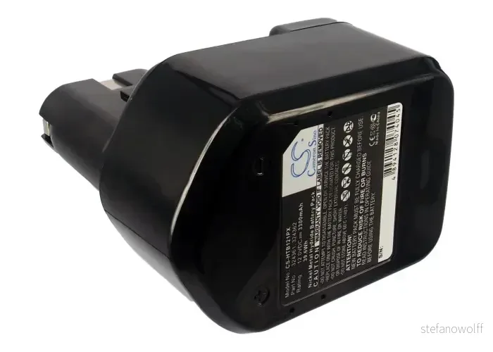 Batteri til Hitachi WR 12DAF, 12.0V, 3300 mAh v:9433100