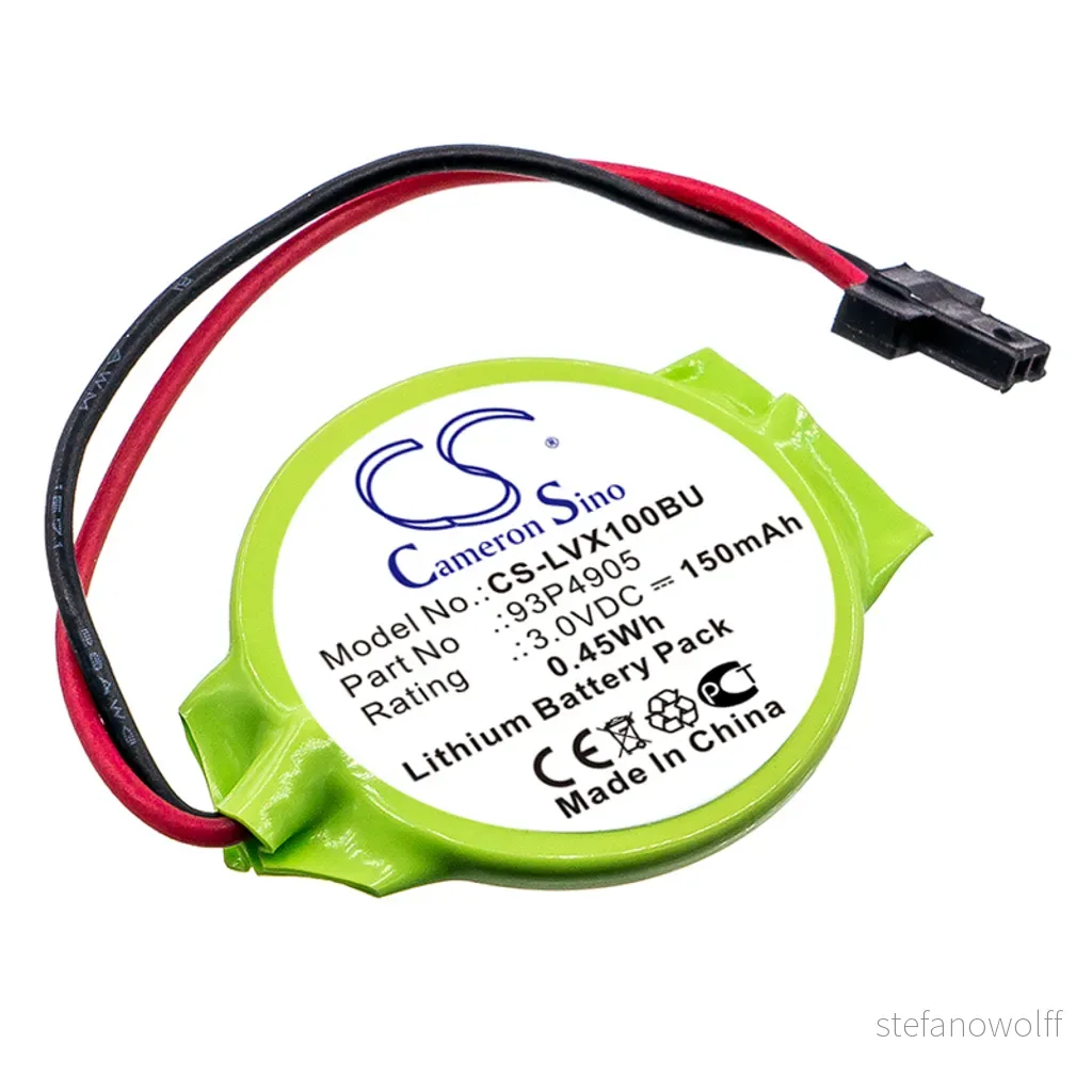 Batteri til Lenovo ThinkPad X100e 3506, 3.0V, 150 mAh v:8201434