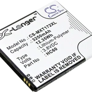 Batteri til Motorola Moto C Plus, 3.8V, 3250 mAh v:3676574