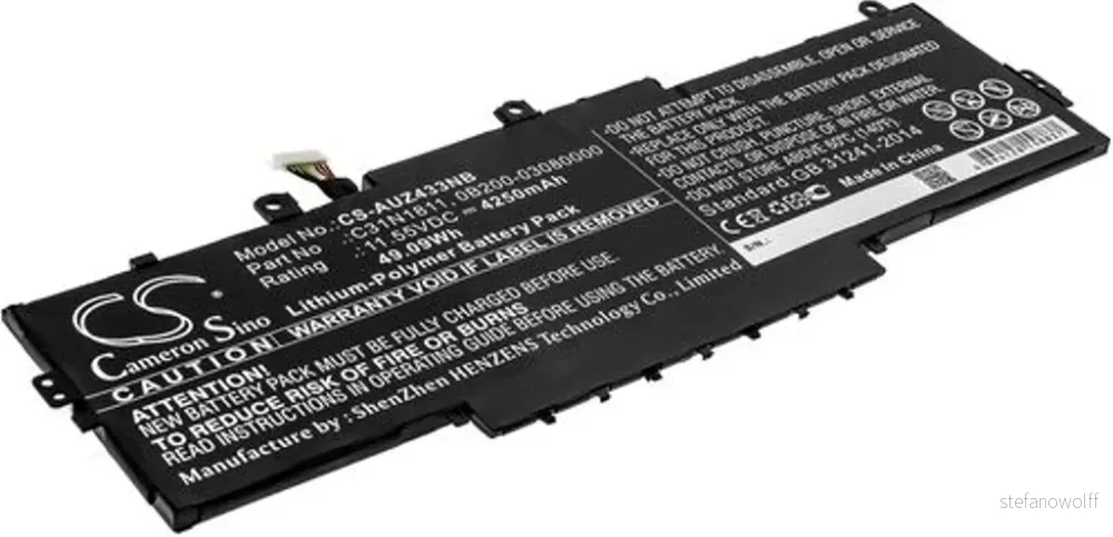 Batteri til Asus ZenBook 14 UX433FA-A6025T, 11.55V, 4250 mAh v:1743940