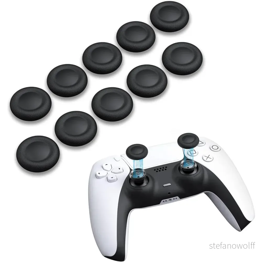 XDcase Joystick tommelgrep for PS5 / PS4, 10-pakning – Svart v:3214807