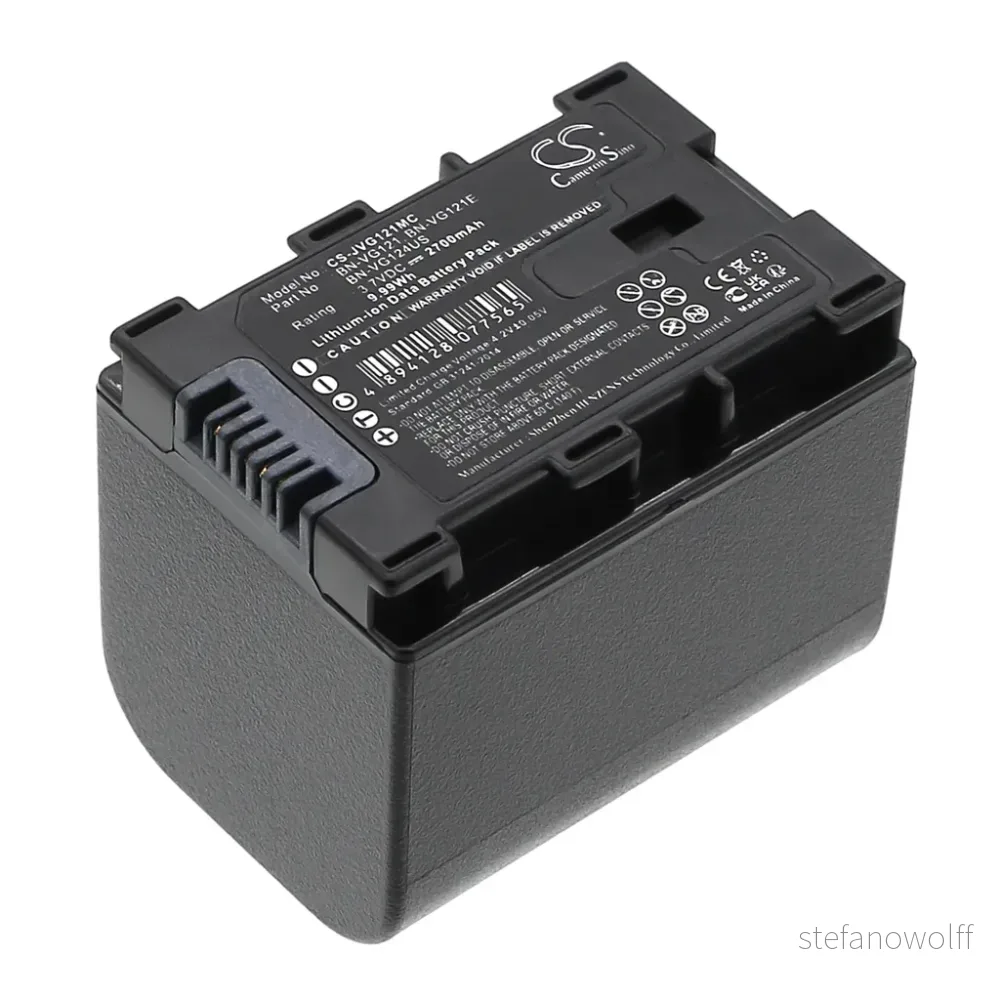 Batteri til JVC GZ-HM860BU, 3.7V (3.6V), 2700 mAh v:2410294