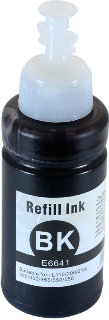 Kompatibel med Epson EcoTank L 380 Series blekkpatron, 70ml, svart v:6219432