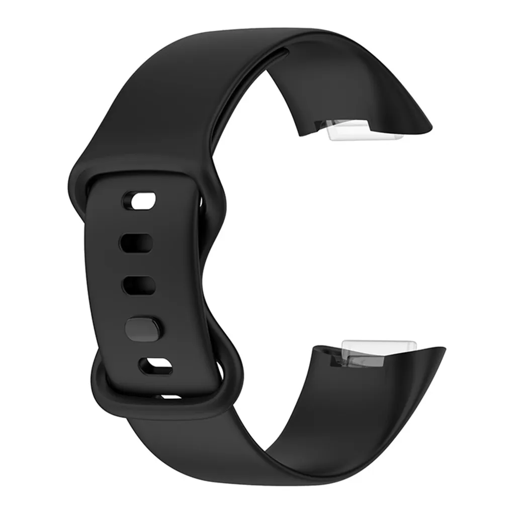 Fitbit Charge 5/6 Klokkereim Silikon – Svart v:2126928
