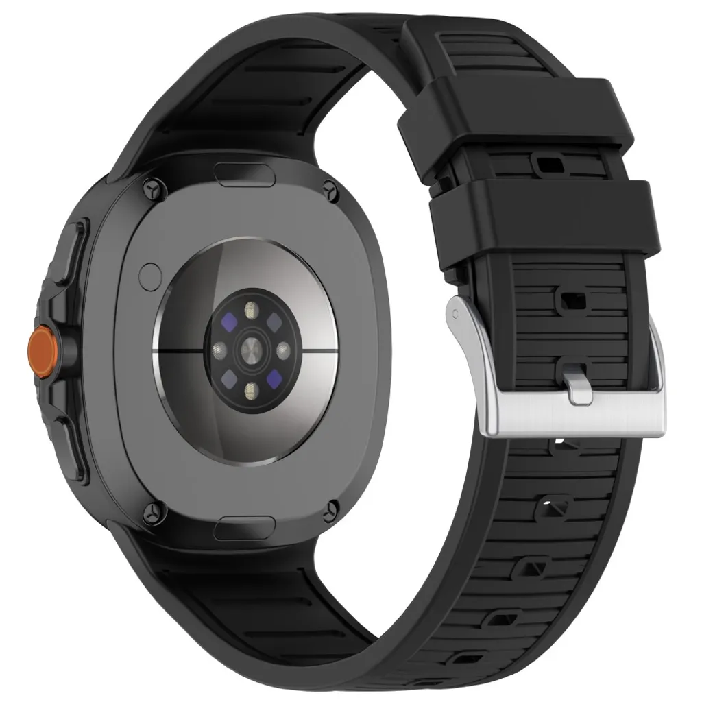 Samsung Galaxy Watch8 Classic 46 mm klokkerem i silikon – svart v:7465579