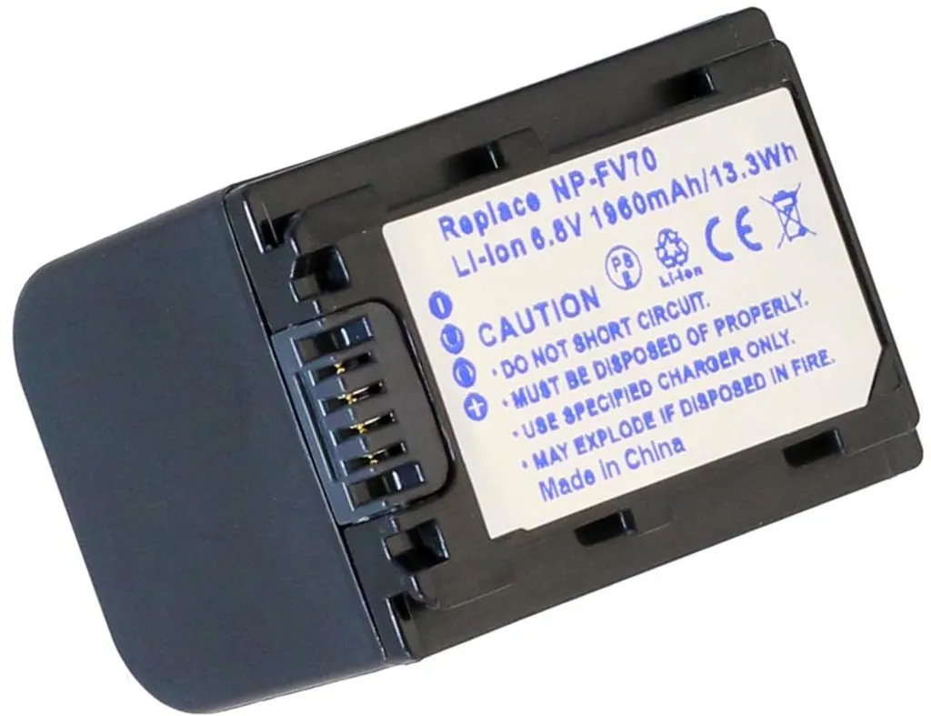 Batteri til Sony DCR-DVD803E, 6,8 (7,2)V, 1960mAh v:9860981