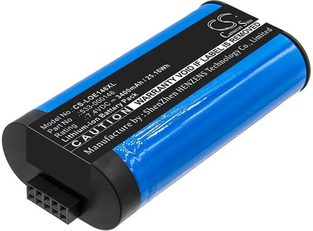 Batteri til Logitech S-00171, 7.4V, 3400 mAh v:8466251