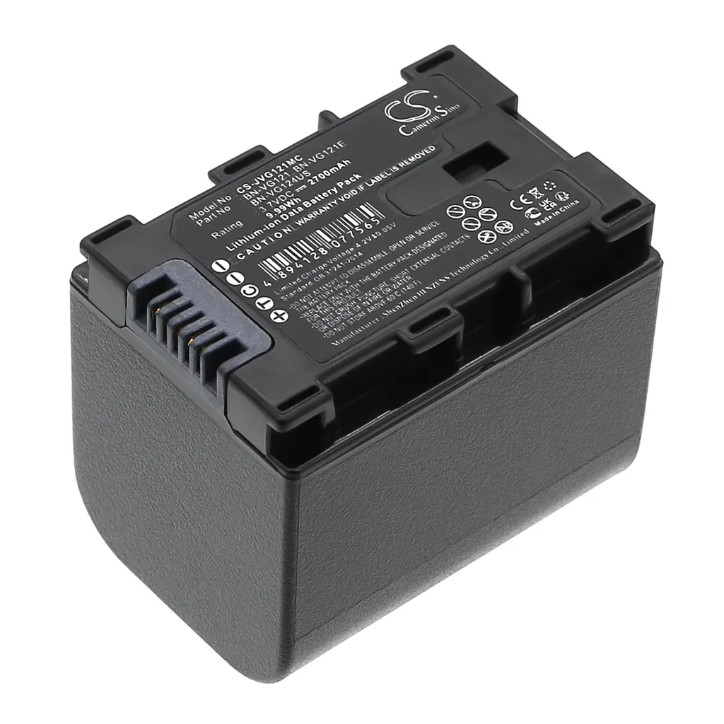 Batteri til JVC GZ-E220-S, 3.7V (3.6V), 2700 mAh v:5641757