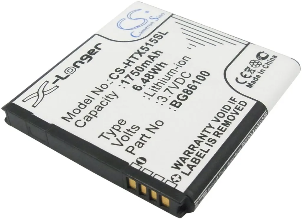 Batteri til 35H00164-00M for HTC, 3.7V, 1750 mAh v:2750770