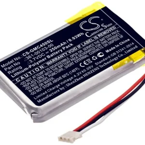 Batteri til Garmin DashCam 45, 3.7V, 250 mAh v:3039937