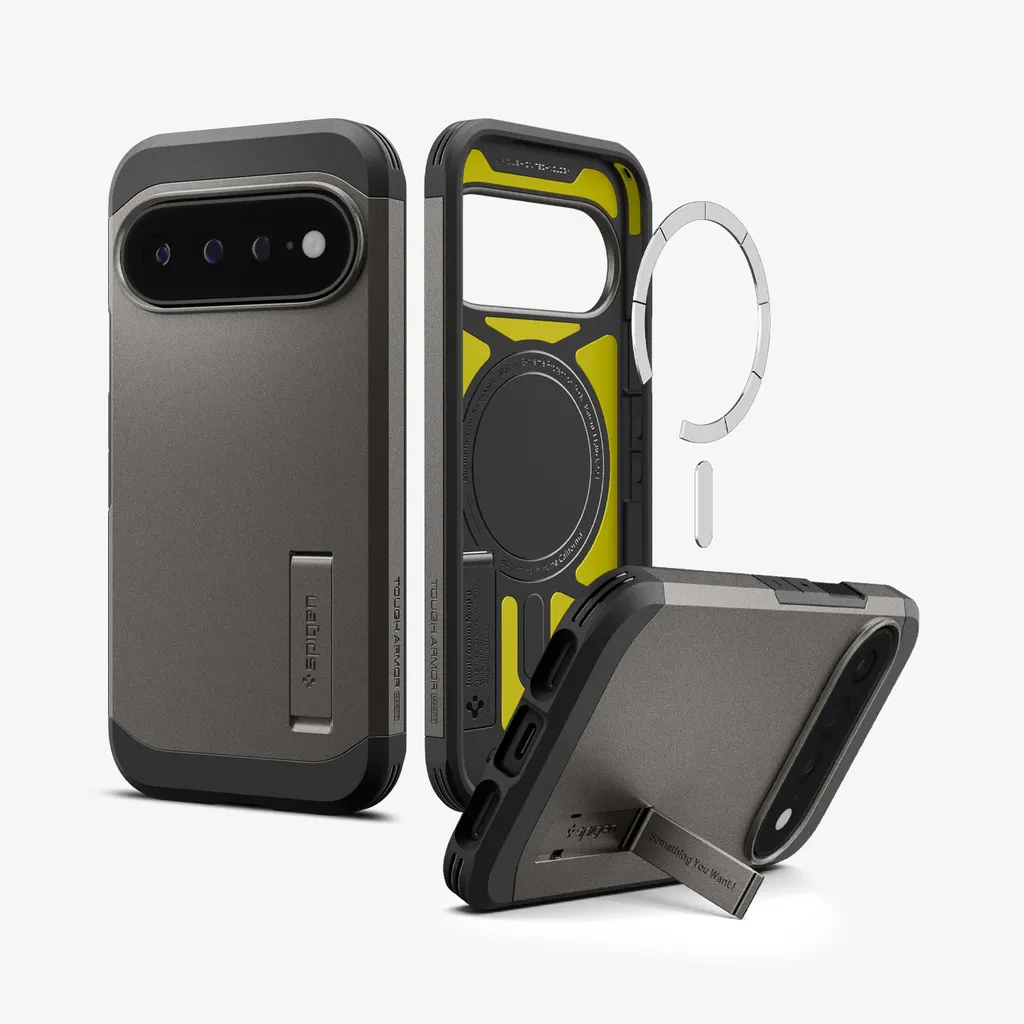 Spigen Tough Armor MagFit Deksel til Google Pixel 11 Pro XL – Gunmetal v:1313566