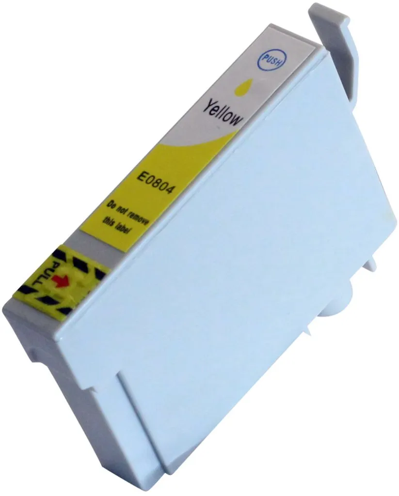 Kompatibel med Epson Stylus Photo RX585 blekkpatron, 14ml, gul v:1303141