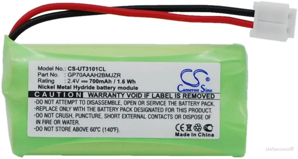 Batteri til Plantronics 77049-01, 2.4V, 700 mAh v:7521471