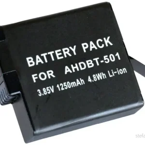 Batteri til Gopro 601-10197-00, 3,85V, 1250mAh v:3937869 Batteri til Gopro 601-10197-00, 3,85V, 1250mAh v:3937869