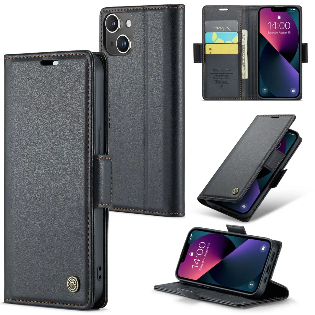CASEME 023 Series iPhone 13 etui – Svart v:3046619