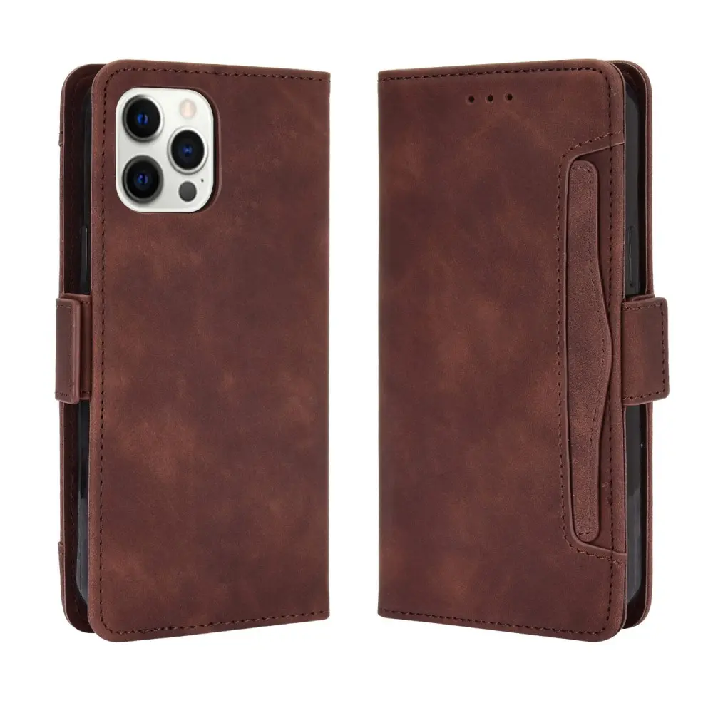 IPhone 13 Pro Max premium lommebokdeksel – Brun v:5408660