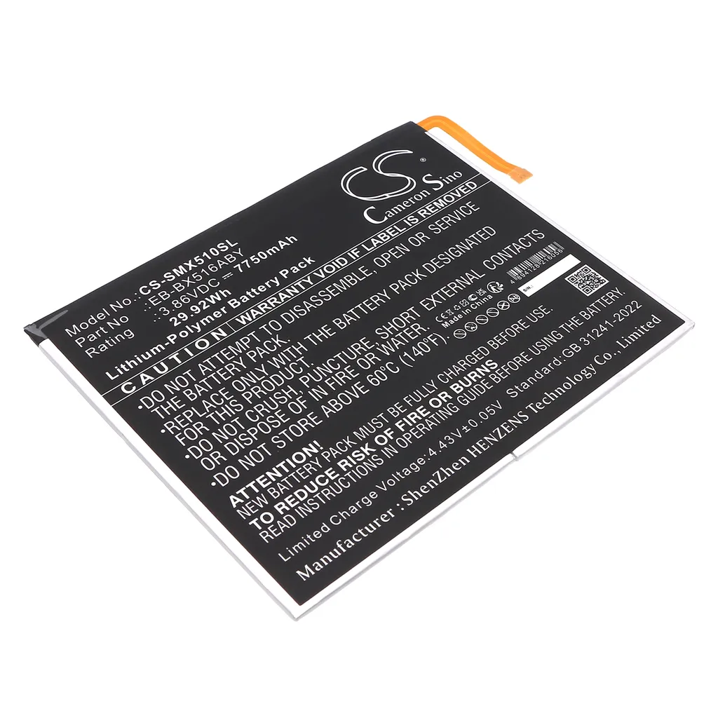 Batteri til EB-BX516ABY for Samsung, 3.86, 7750mAh v:4464447 Batteri til EB-BX516ABY for Samsung, 3.86, 7750mAh v:4464447
