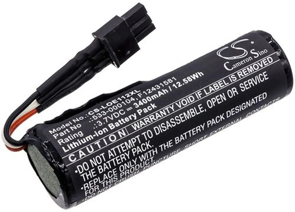 Batteri til Logitech S-00122, 3.7V, 3400 mAh v:9721734