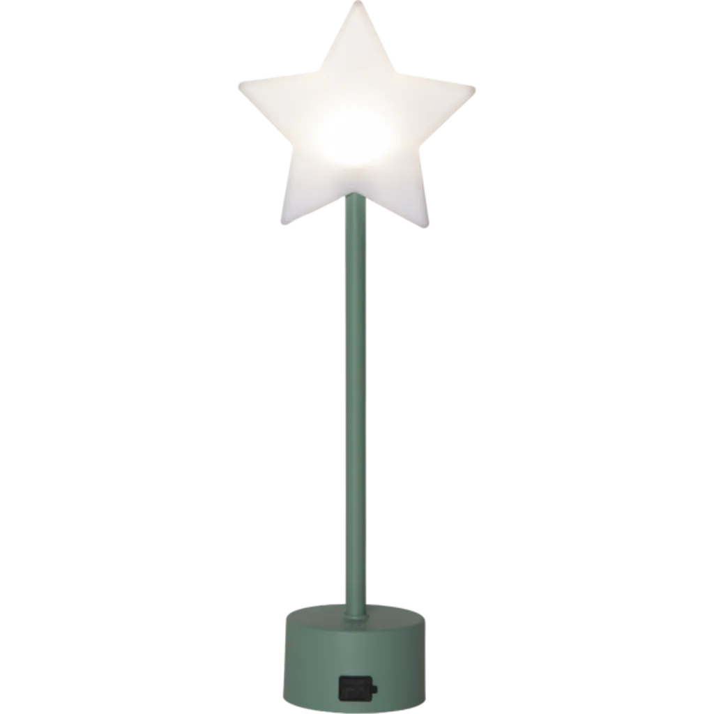 Star Trading LED-lampe Star på base Blizz – Grønn v:2272129