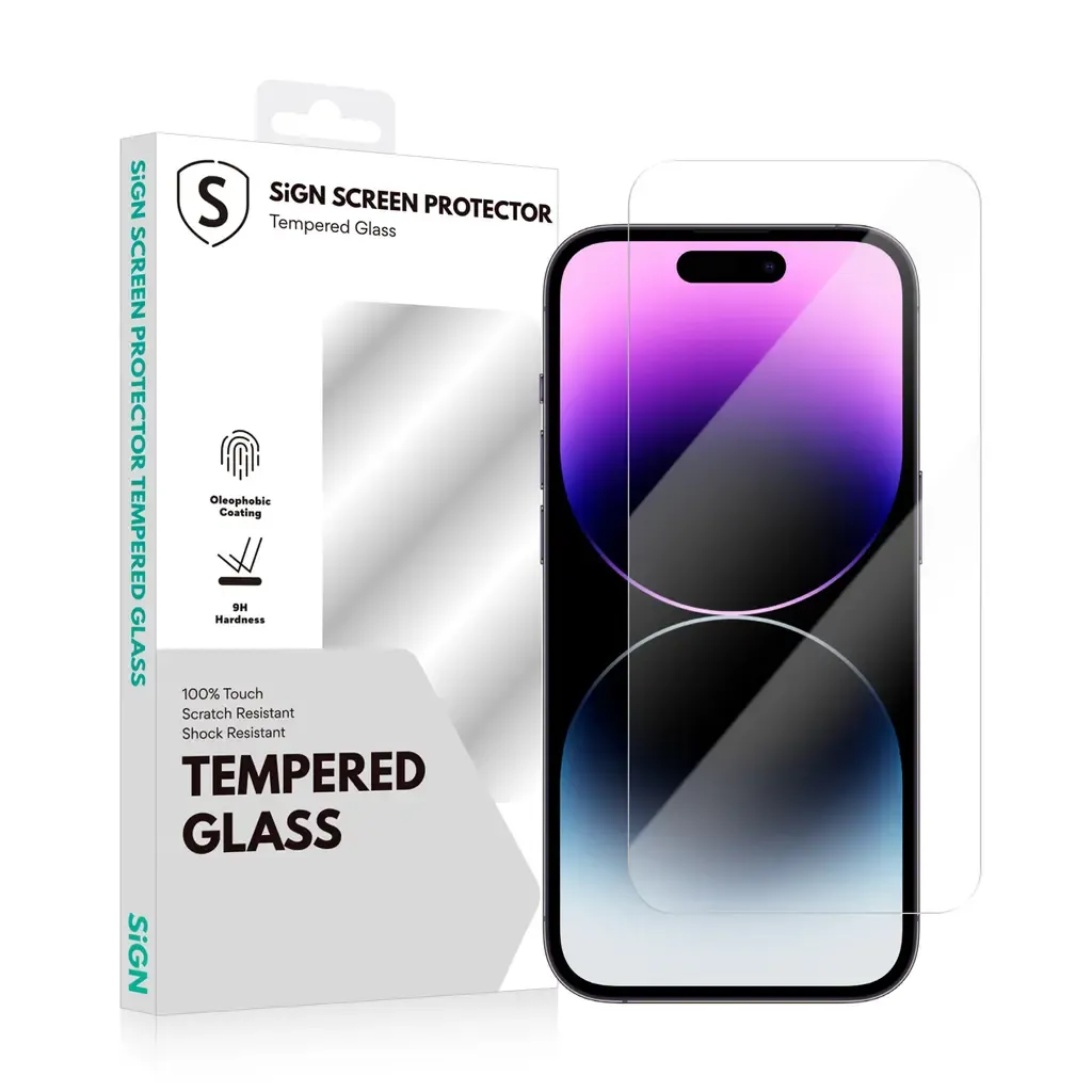 SiGN skjermbeskytter i herdet glass for iPhone 15 Plus v:8767594
