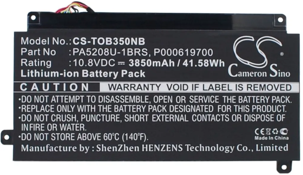 Batteri til Toshiba Chromebook CB30-A3120, 10.8V, 3850 mAh v:7667246