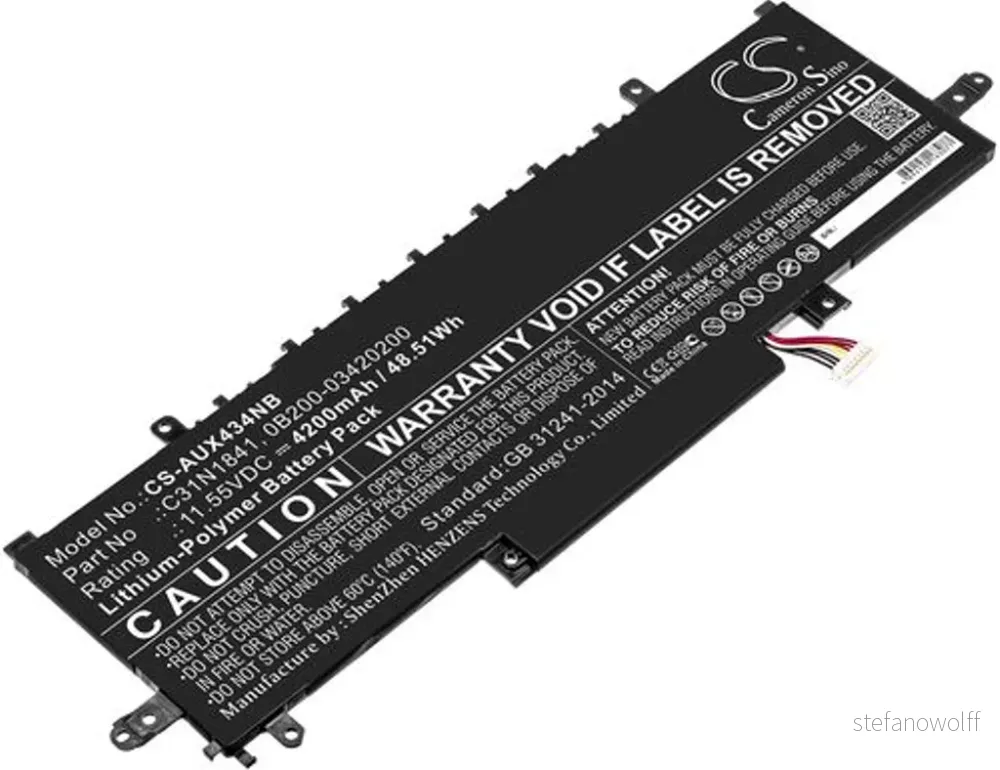 Batteri til Asus ZENBOOK 14 UM433DA-A5021T, 11.55V, 4200 mAh v:7398193