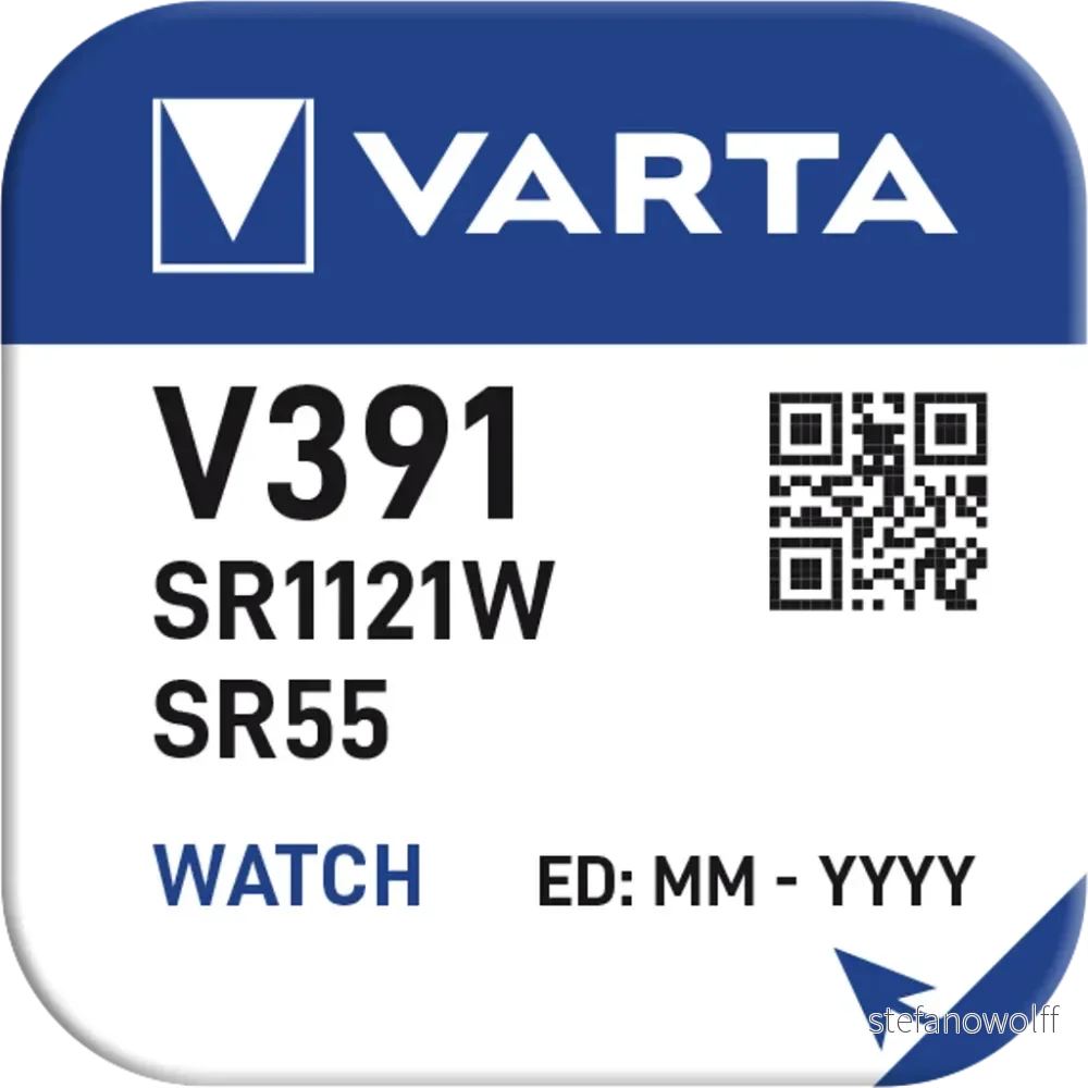 391X (Varta), 1.55V v:2002043 391X (Varta), 1.55V v:2002043