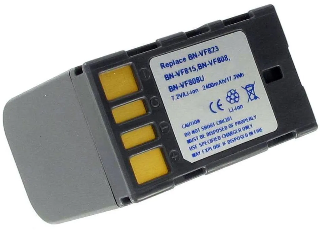 Batteri til Jvc GR-D771EX, 7.2V (7.4V), 2400 mAh v:8832133