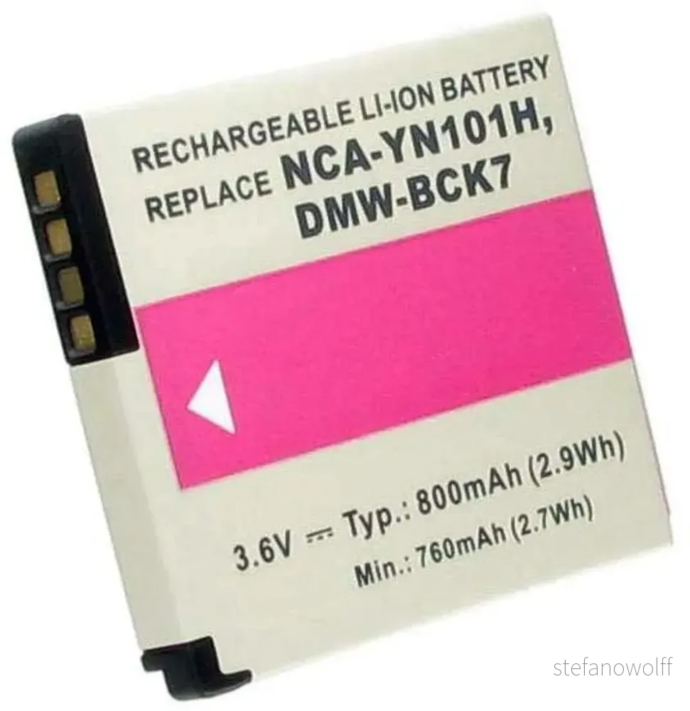 Batteri til Panasonic Lumix DMC-SZ7, 3.6V (3.7V), 700 mAh v:1552481