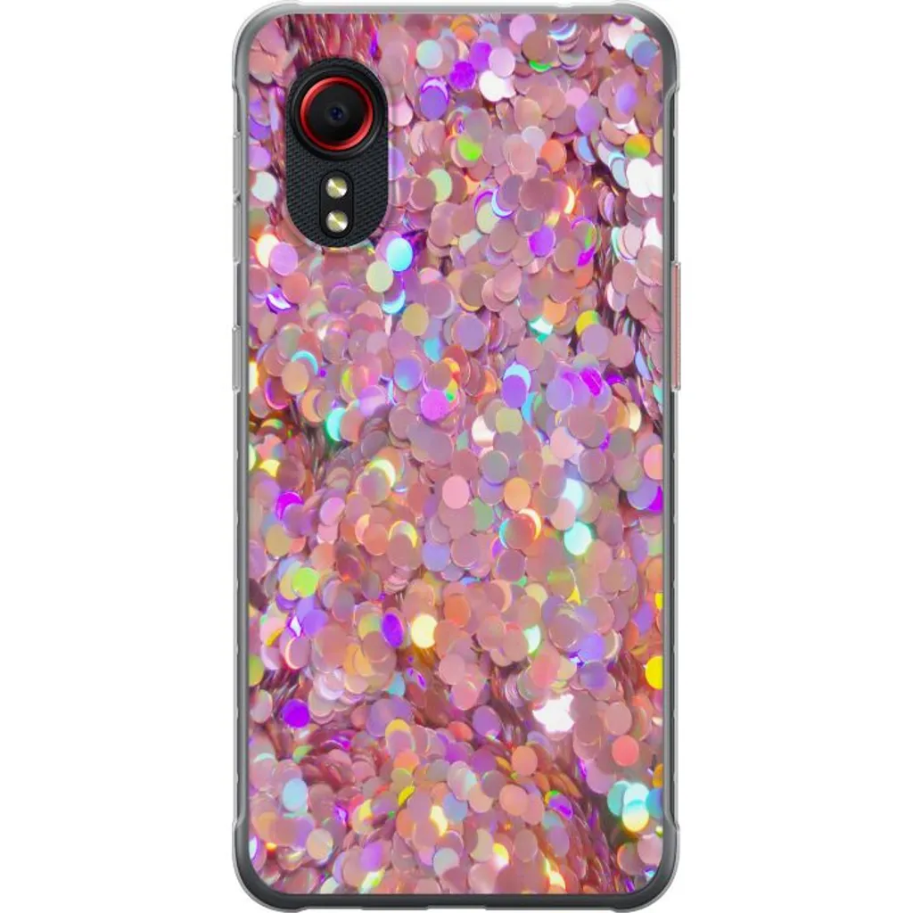 Samsung Galaxy Xcover 5 Gjennomsiktig Telefondeksel Glitter v:6580477
