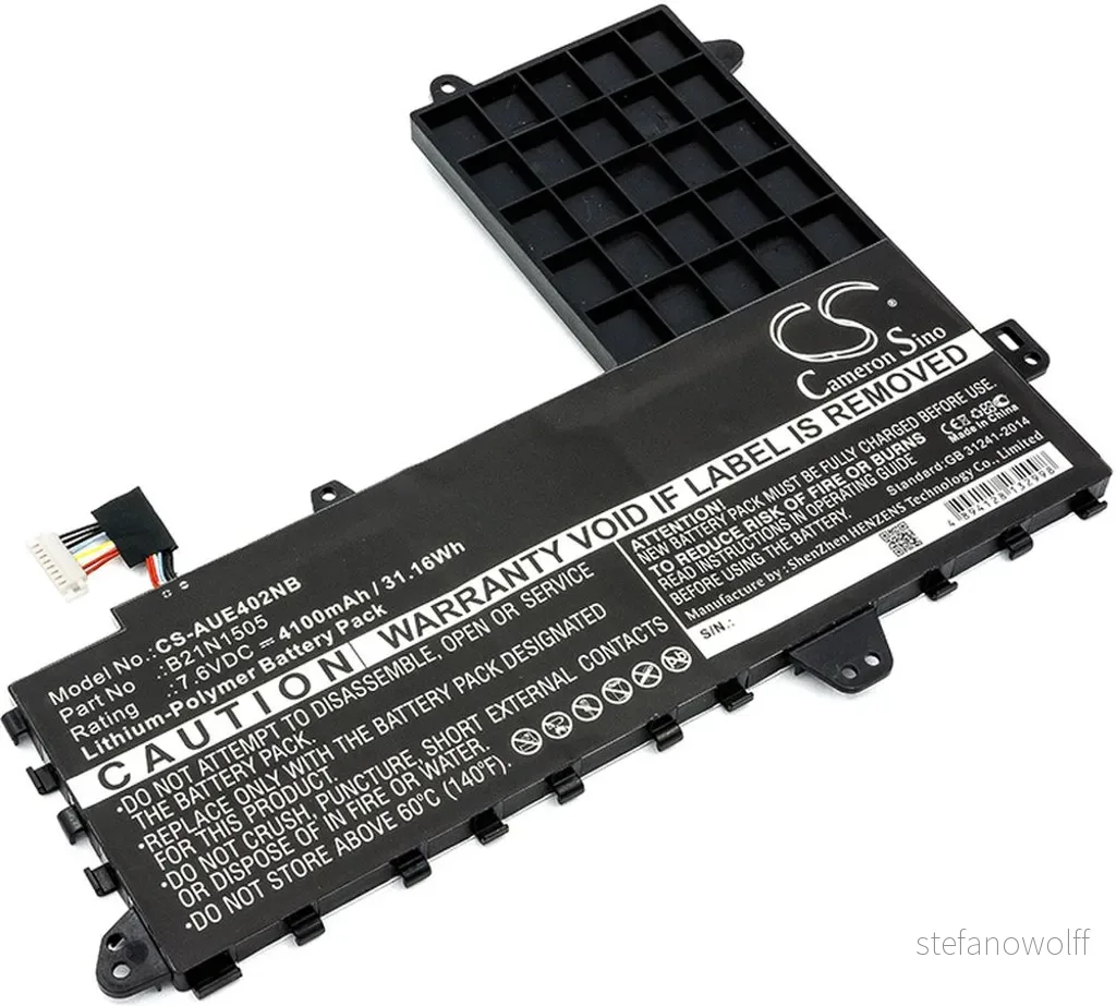 Batteri til Asus R417SA-WX235T, 7.6V, 4100 mAh v:9022122