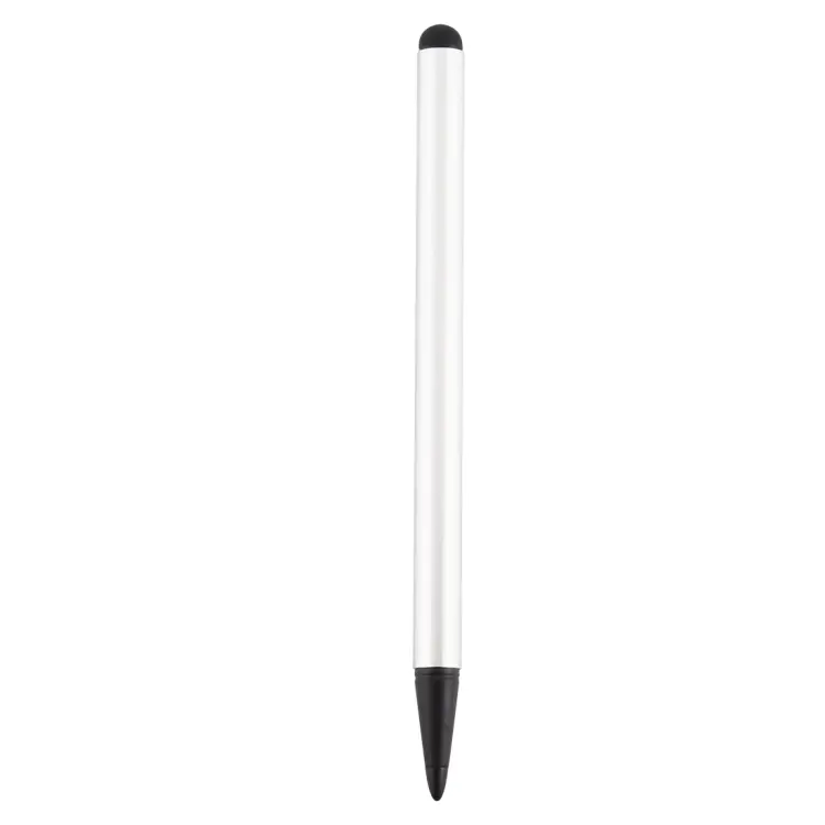 Stylus Pen til Touchskjermer med Doble Lisser – Sølv v:9095723