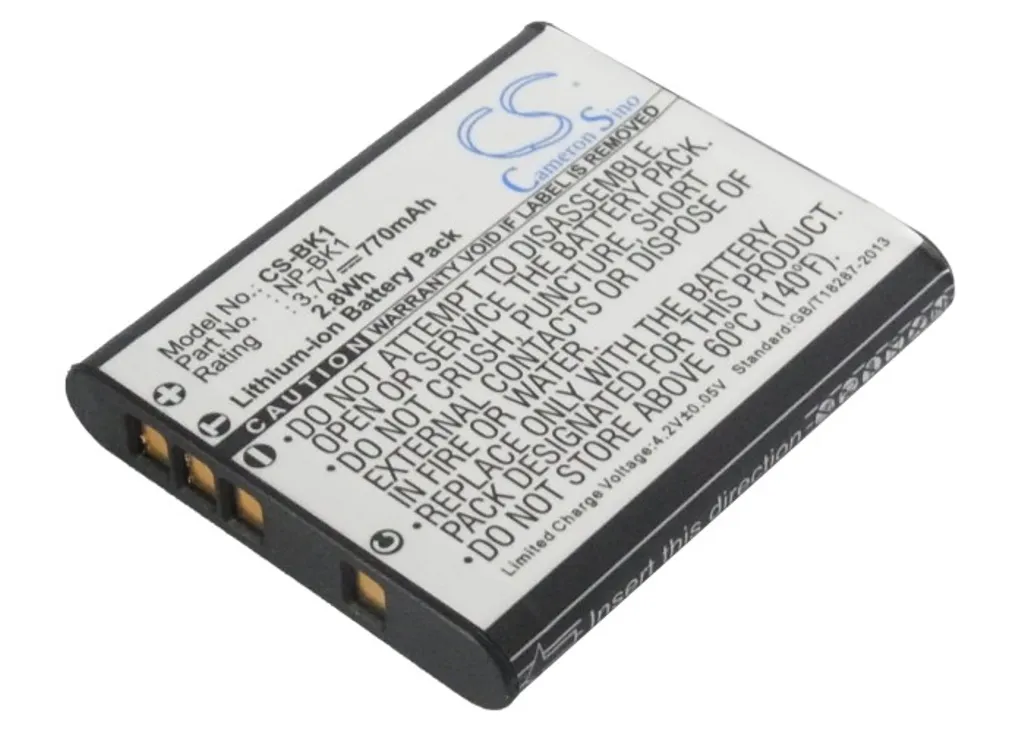 Batteri til Sony Cyber-shot DSC-W370S, 3,6 (3,7)V, 770mAh v:4245205