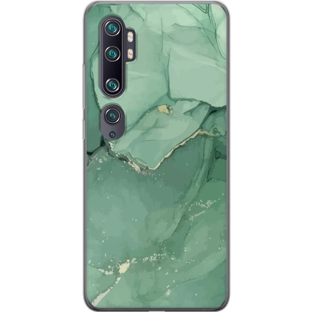 Xiaomi Mi Note 10 Gjennomsiktig Telefondeksel Grön Marmor v:2239037 Xiaomi Mi Note 10 Gjennomsiktig Telefondeksel Grön Marmor v:2239037