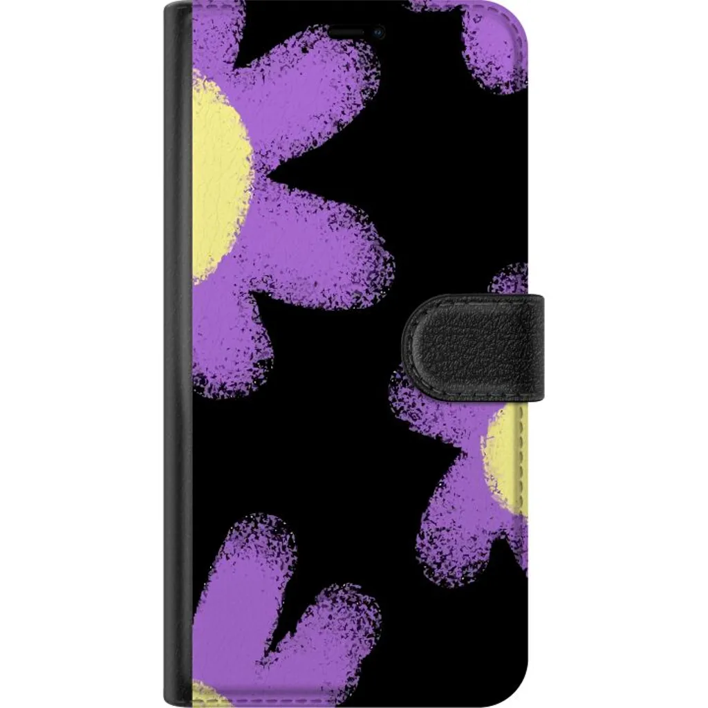 OnePlus 13 Sort Lommebokdeksel Blomsterskrud v:5377289