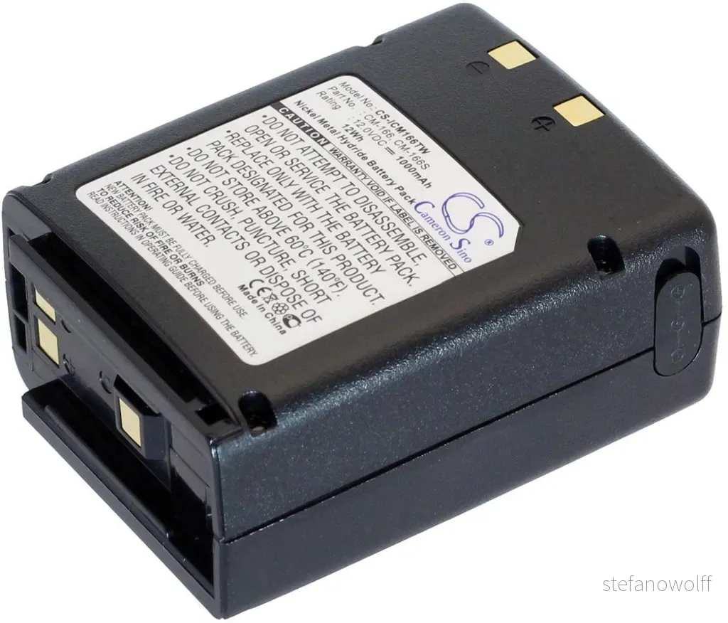 Batteri til Icom IC-A22, 12V, 1000 mAh v:9417098