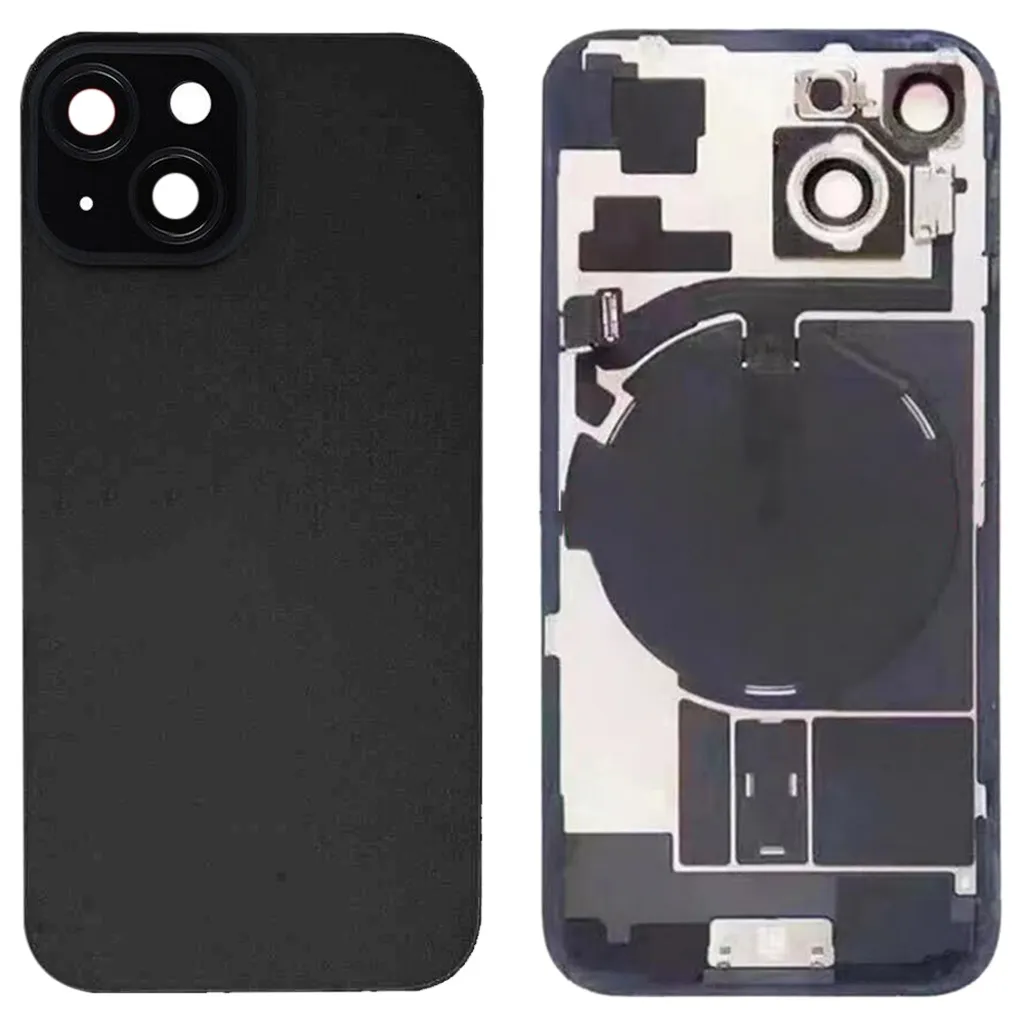 iPhone 15 Bakdeksel med Små Deler (uten logo) – Sort v:1637636