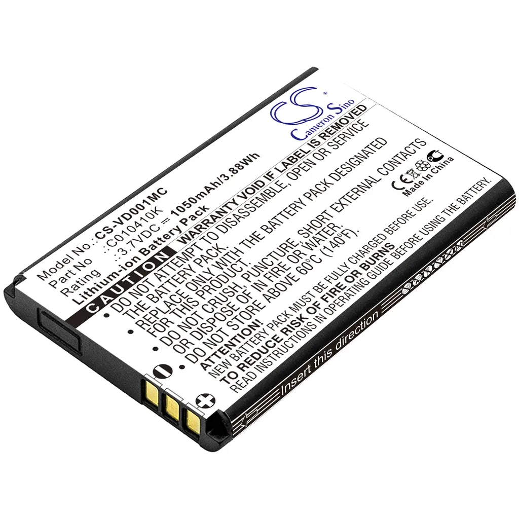 Batteri til Bluewalker mini Media Center, 3.7V, 1050 mAh v:8147148