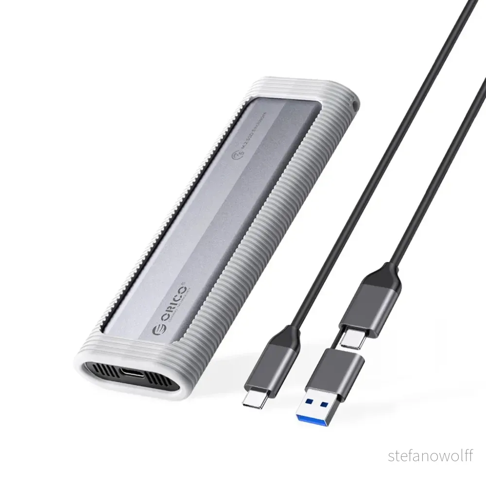 Orico M.2 NGFF USB-C 5Gb/s Diskstasjon – Grå v:6432937