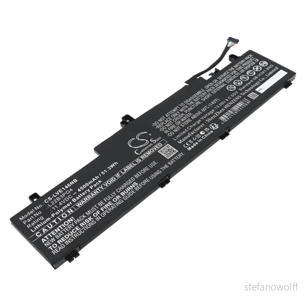 Batteri til ThinkPad E16 Gen 1(AMD)21JT0007MB, 11.4V, 4500mAh v:8270689