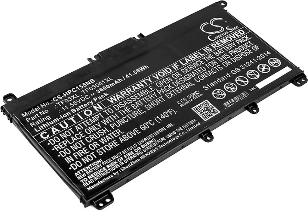 Batteri til HP Pavilion 14-BF001TX, 11,55, 3600mAh v:5940756