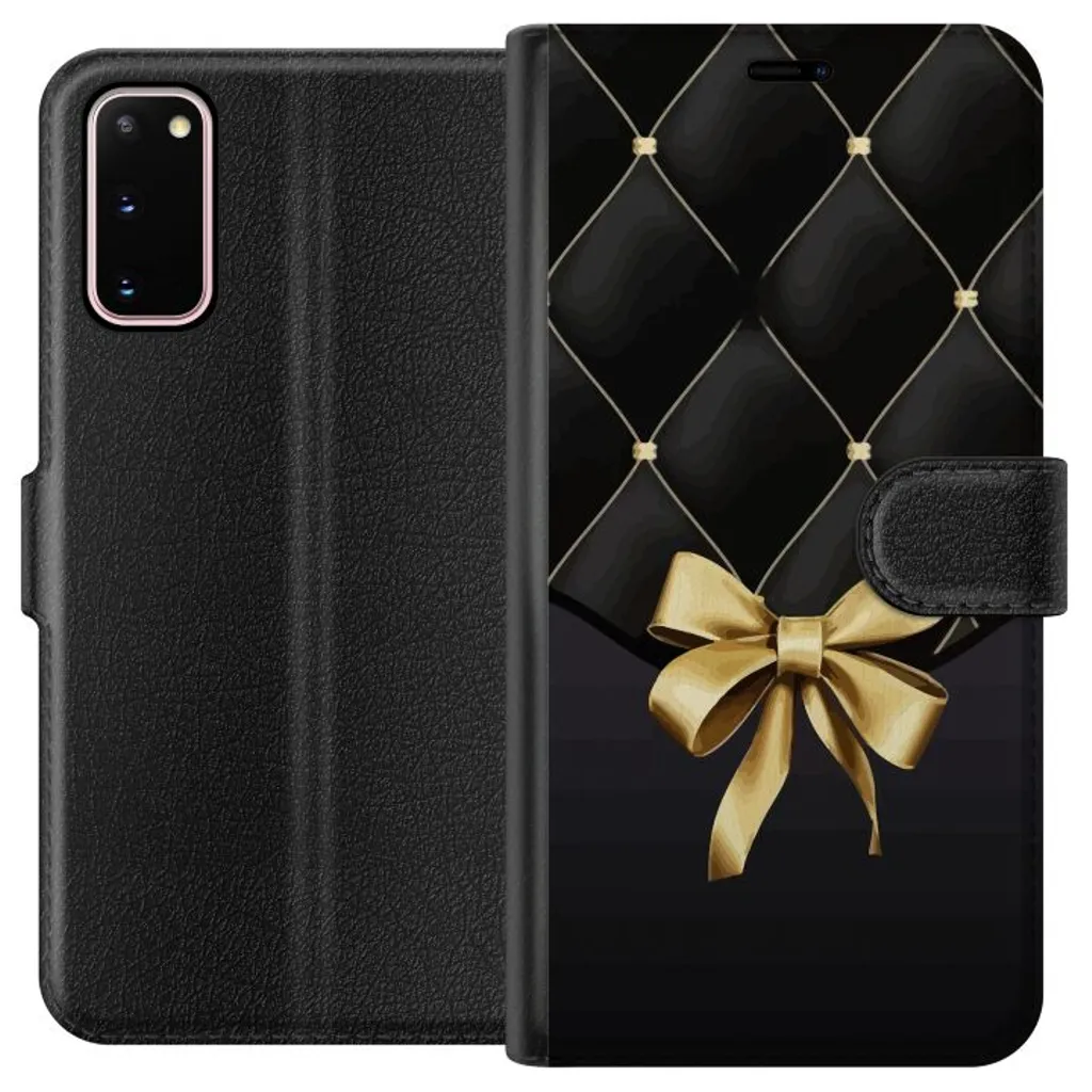 Samsung Galaxy S20 Sort Lommebokdeksel Elegant Rosett v:9560703