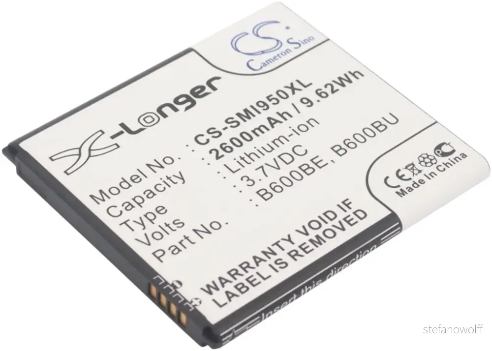Batteri til Samsung GT-I9152, 3.8V, 2600 mAh v:1767348